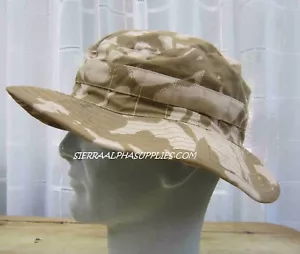 Cappello Bush DPM British Army Surplus Issue Desert, cappello mimetico teso Boonie - Foto 1 di 1