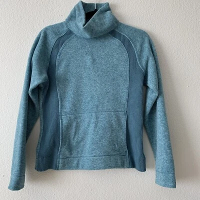 Pullover de mujer Lole polar cuello falso manga larga azul talla S/M Foto 1 de 4