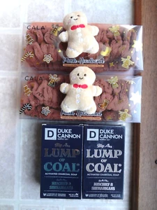 Duke Cannon 2-PACK Christmas Soap & 2 Gingerbread Plush Headbands - Picture 1 of 6