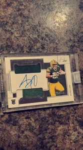 2020 Panini One - Rookie Dual Patch Autographs #49 AJ Dillon /199 (AU, MEM, RC) - Picture 1 of 1