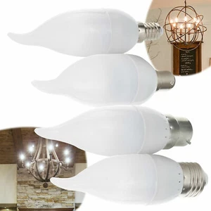 3W E12 E27 E14 B22 LED Bulb Chandelier Candle Light White Lamps Energy Saving - Picture 1 of 15
