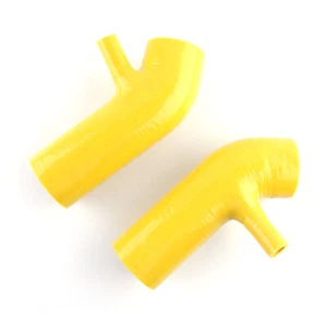 For 08-13 Infiniti G35 G37 Q50/09-14 Nissan 370Z Silicone Air Intake Hose Yellow - Picture 1 of 12