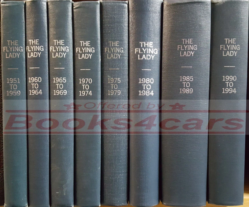 ROLLS ROYCE BENTLEY BOOK FLYING LADY MAGAZINE BOUND VOLUME 1960-1964 - Image 1 of 1