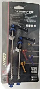 Juego de pinchos de liberación rápida XRD Titanium MTB-Road azul negro 48 gramos vendedor de EE. UU. - Imagen 1 de 3