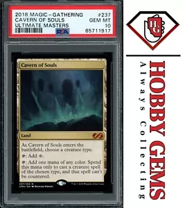 CAVERN OF SOULS PSA 10 2018 Ultimate Masters Mythic 237 MTG - Picture 1 of 2