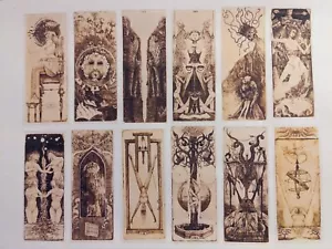 Antik Tarot Karte Druck Kuriositäten Kunst SET Gesundheit Spiritualität Poster Karma Lot - Bild 1 von 2