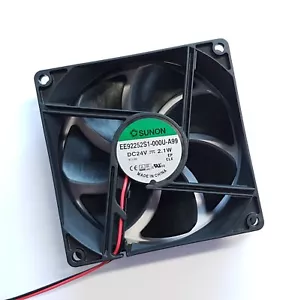 Sunon Lüfter 92x92x25mm EE92252S1-A99 DC 24V 87,47m³/h - Bild 1 von 1