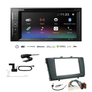 Pioneer Autoradio 2-DIN Bluetooth DAB für Toyota Avensis T27 ab 2009 schwarz - Bild 1 von 4