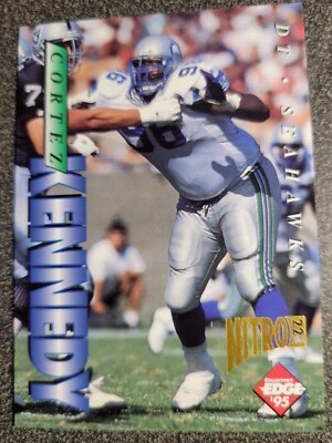 1995 Cortez Kennedy Collector's Edge Card #184 Footoball NFL DT Seattle Seahawks - Image 1 of 4