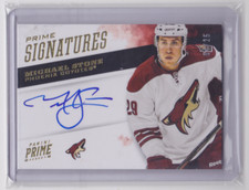 2012-13 PANINI PRIME, PRIME SIGNATURES GOLD 4/25 MICHAEL STONE #50 COYOTES