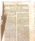 "The Political Magazine", June, 1782, 50 Pages, British Publication Cornwall