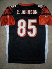 REEBOK Cincinnati Bengals CHAD JOHNSON nfl Jersey YOUTH KIDS BOYS (xl)