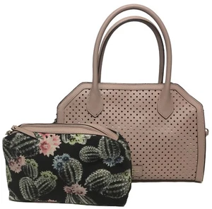 NWT Jessica Simpson Woman's Tote W/Pouch, Blush, Adjustable/Detachable Strap - Picture 1 of 6