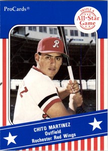 1991 Triple A All-Stars ProCards #AAA40 Chito Martinez
