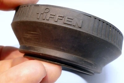 Tiffen 55mm Rubber Lens Hood Shade double threaded collapsible - Image 1 of 4