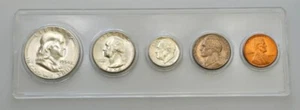 1954 1955 S San Francisco Mint Brilliant Uncirculated Silver Mint Year Set - Picture 1 of 6