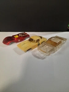 Three 1/24 Scale Vintage Lexan Slot Car Bodies - Picture 1 of 1