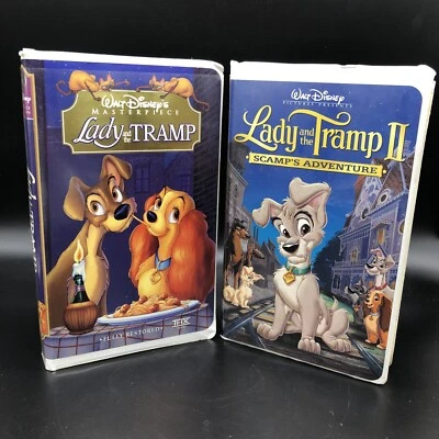 Set of 2 Lady And The Tramp VHS Tapes - Image 1 of 4