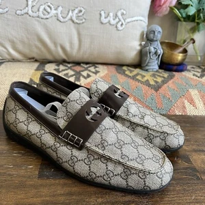 Mocasines deportivos Gordon de lona recubierta con monograma GG entrelazados para hombre 7G US7,5 GUCCI - Imagen 1 de 16