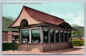 Ashland Oregon Dauerausstellungsgebäude Postkarte - Bild 1 von 2