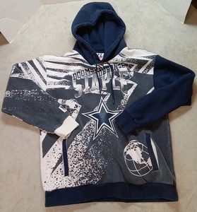 NFL Staple Dallas Cowboy Doomsday Defense Hoddie Mens 2XL Pullover Pockets Hood - Picture 1 of 15