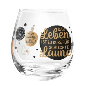 Formano Glas mit Spruch, Wasserglas, Cocktailglas oder Weinglas - Bild 1 von 1