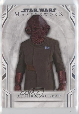 2018 Topps Star Wars Masterwork Admiral Ackbar #81 10k8 - Image 1 of 3