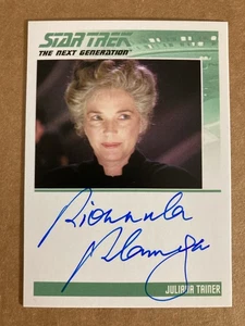 STAR TREK THE NEXT GENERATION FIONNULA FLANAGAN AUTO JULIANA TAINER AUTOGRAPH - Picture 1 of 2