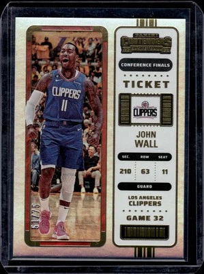 2022-23 Panini Contenders #71 John Wall Conference Finals Ticket #/75 - Image 1 of 2