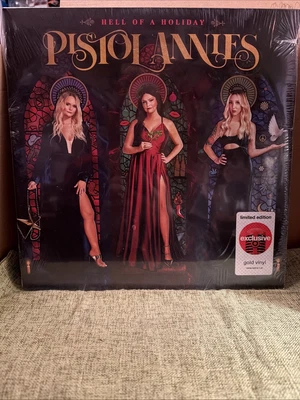 Miranda Lambert Pistol Annies - Hell Of A Holiday, Target Gold Vinyl SEALED LP. - Image 1 of 4