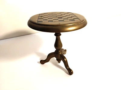 Antigua MUESTRA DE VENDEDOR - Mesa superior inclinable - Tablero de ajedrez miniatura de tienda general Foto 1 de 4