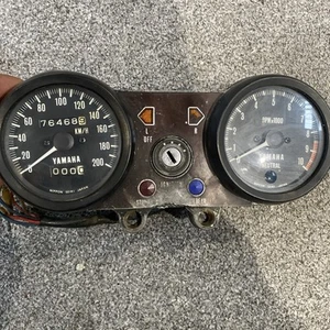 Yamaha RD 350 351 Cockpit Speedometer Tachometer Instruments - Picture 1 of 9
