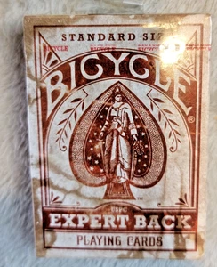 Bicycle Expert Back Playing Cards Brown Heritage Collection NEW Sealed Deck USPC - Picture 1 of 6