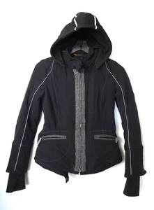 Frauenschuh Zip Wintermantel Kapuze Softshell Isolierung Damen Gr. M - Bild 1 von 10