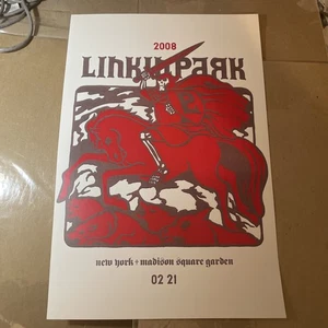 LINKIN PARK, New York, NY, 2/21- 2008 Madison Square Garden Poster - Picture 1 of 4
