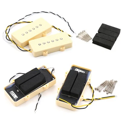 High-grade Alnico 5 Single Coil Pickup Guitar Neck Bridge Sets for Jazzmaster - Image 1 of 4
