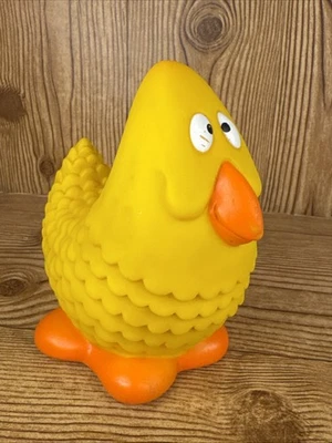 Gabriel 1978 CBS Squeak Toy Yellow Dodo Bird Chicken 5,5” - Imagem 1 de 4