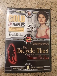 Gold of Naples and The Bicycle Thief Double Feature 2002 Catcom DVD - Picture 1 of 3