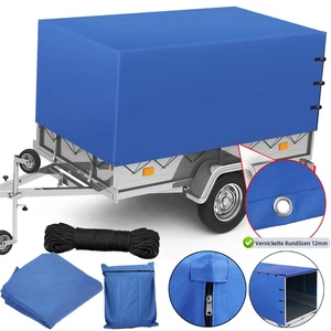 Telone rimorchio telone alto stema 750 per stema auto rimorchio telone 600D + corda telonata - Foto 1 di 12