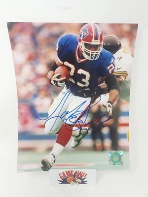 Foto 8x10 firmada por Buffalo Bills Antowain Smith certificado de autenticidad BUF Foto 1 de 2