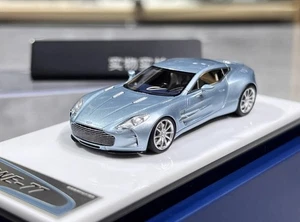 ED Deepmaker 1:64 Ice Blue One 77 Coupe Sports Model Diecast Resin Car  - Picture 1 of 12