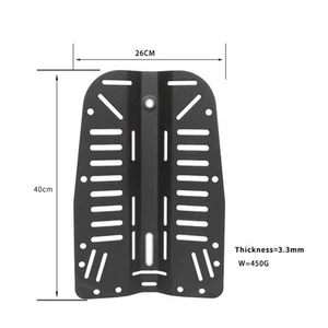 Premium Carbon Fiber Backplate for Scuba Diving Lightweight and High Strength - Picture 1 of 12