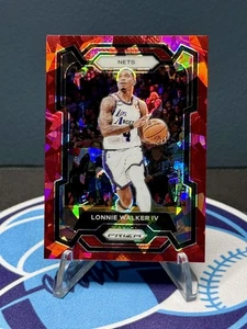 2023-24 Panini Prizm Prizms Red Ice #231 Lonnie Walker IV - Brooklyn Nets - Picture 1 of 2