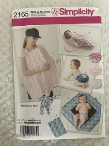 🌷Simplicity sewing pattern #2165 Nursing Cover Doll Bunting Design By Teri UC - Picture 1 of 7