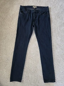 Burberry London England Mens Slim Jeans Size 34×32 Dark Wash - Picture 1 of 10