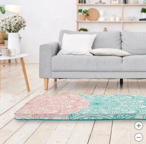 "Tumbona desplegable de espuma viscoelástica Purelux de 2"" con infusión de carbón control de olores henna" - Imagen 1 de 6