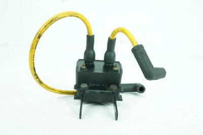 84 Harley Sportster XLH 1000 OEM Ignition Coil Yellow Screamin Eagle Plugs Cable - Image 1 of 4