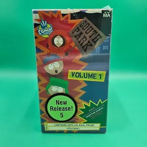 South Park Volume 1 VHS 1997 Trey Parker Matt Stone Rhino Video Adult Swim Film - Picture 1 of 4