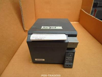 Epson TM-T70 M225A POS Thermal Receipt SERIAL Printer 72mm Gray PRINTS OK + PSU - Bild 1 von 3