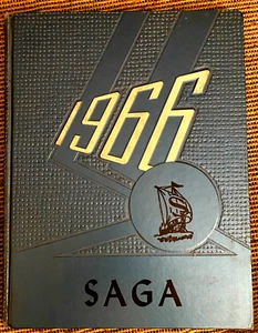 1966 Arlington Junior High School Yearbook/ Annual Saga Jacksonville Fl. - Picture 1 of 2